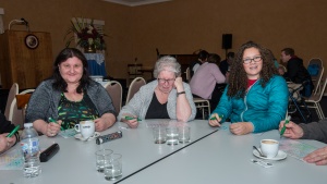 Playing games at the Feast in Tasmania. 