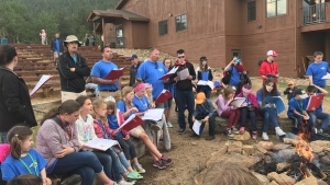 Campers and staff at Camp Colorado!