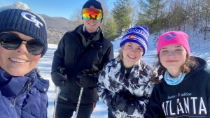 More than 60 people gathered in Sugar Mountain, North Carolina, to ski and snowboard. 