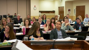 Even if you can’t be in the classroom with the current ABC students, you can still be part of the class and forever a student of the Bible. Class of 2014 is pictured above. 