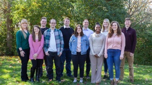 Group photo of the student council members.