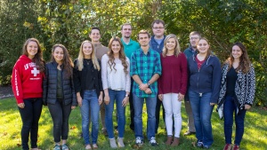 Back row: Austin Jennings, Bradley Bales, Micah Gunn and Chad Browning. Front row: Samantha Murray, Zoe Pierias, Keema Lucassen, MacKenzie McCrady, Morgan Greene, Hayli Messer, Kira Boyd and Ariana Del Signore.