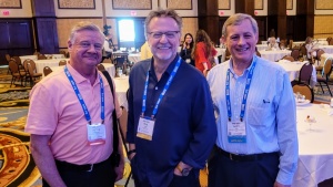 Phil Cooke with Peter Eddington and Gary Petty at the National Religious Broadcasters Conference in Dallas, Texas.