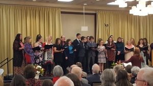 Choir at Northwest Winter Family Weekend.