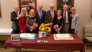 It was a special Sabbath in Phoenix as leadership roles and responsibilities were transferred to the Knudsons and McKeons. Mr. Tuck (far left) will continue pastoring the Hawaii congregation and as the Southwest regional pastor.