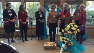 Women at the Portland Women&#039;s Enrichment Weekend.