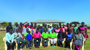 Campers & staff at the Meru Youth Camp. 