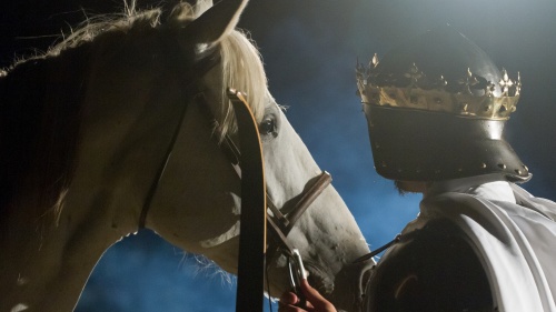 The white horse of false religion.