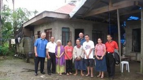 Rebuilt home near Tacloban, Philippines after Typhoon Haiyan.