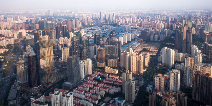 Skyline of Shanghai, China