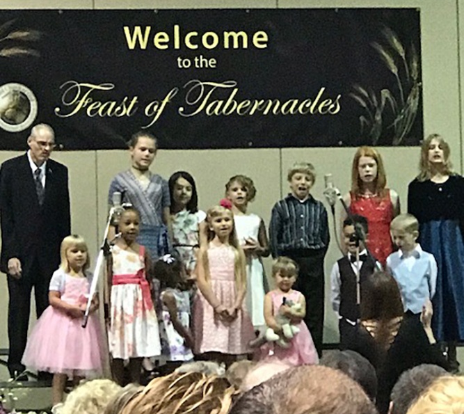 Children's choir in Galveston.