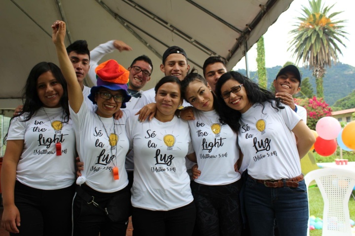 Young adults at the Feast in Guatemala.