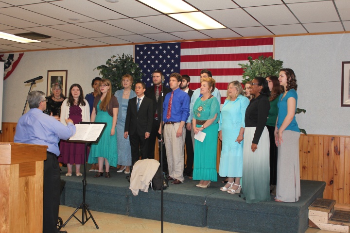 ABC chorale of the class of 2016, sings at a local congregation. As an ABC student you have many opportunities to learn to serve.